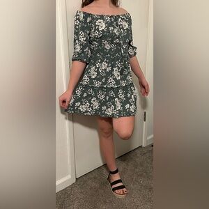 Floral Off-Shoulder Dress